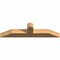 Ekena Millwork Portland Smooth Timber Gable Bracket, Western Red Cedar, 36"W x 9"H x 3 1/2"D x 3 1/2"F, 6/12 Pitch GBW036X09X0404POR00SWR - alternate 4